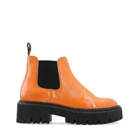 Biagarbi Orange Low Chelsea Boots