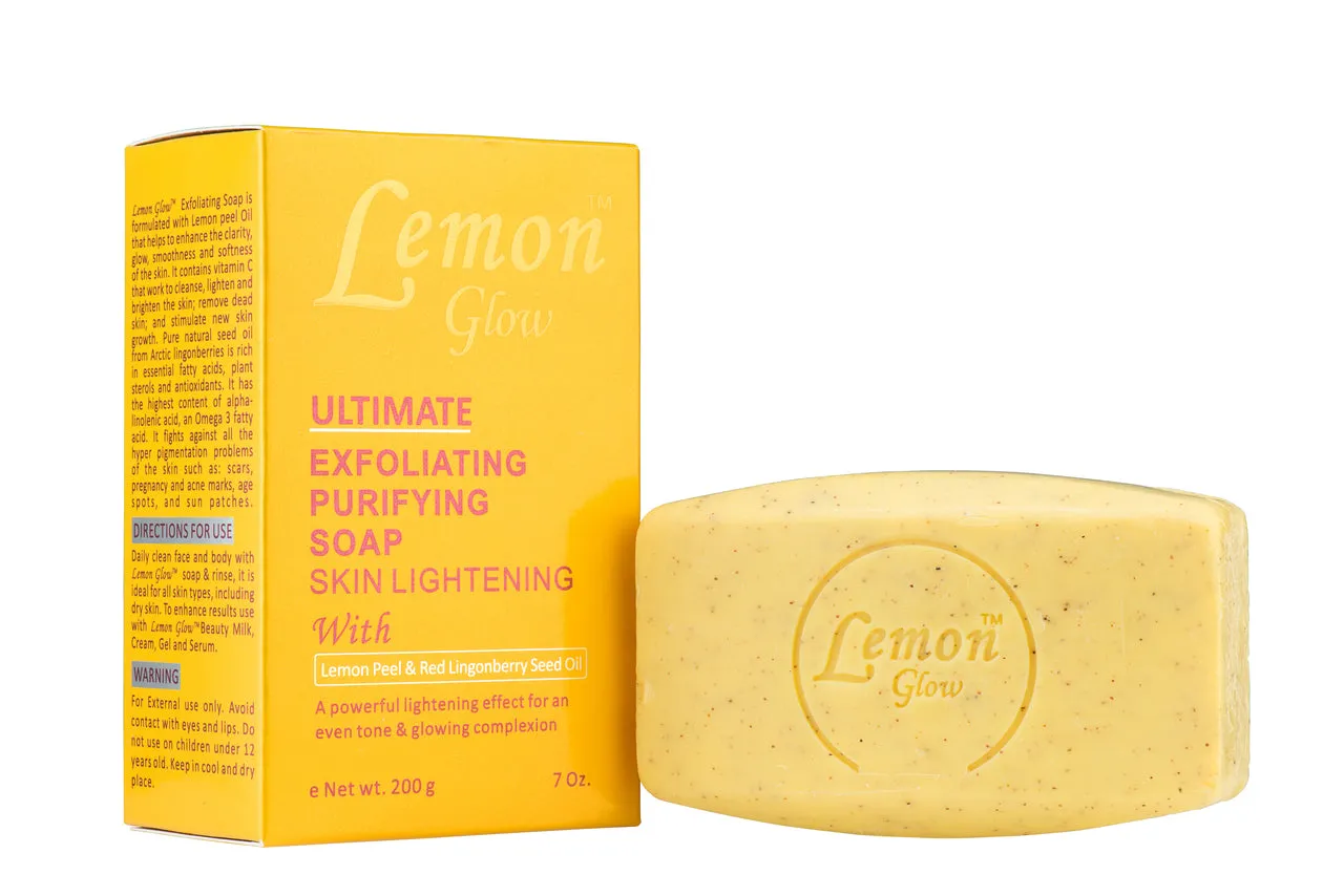 GLOW - Lemon Glow Ultimate Exfoliating Purifying Soap